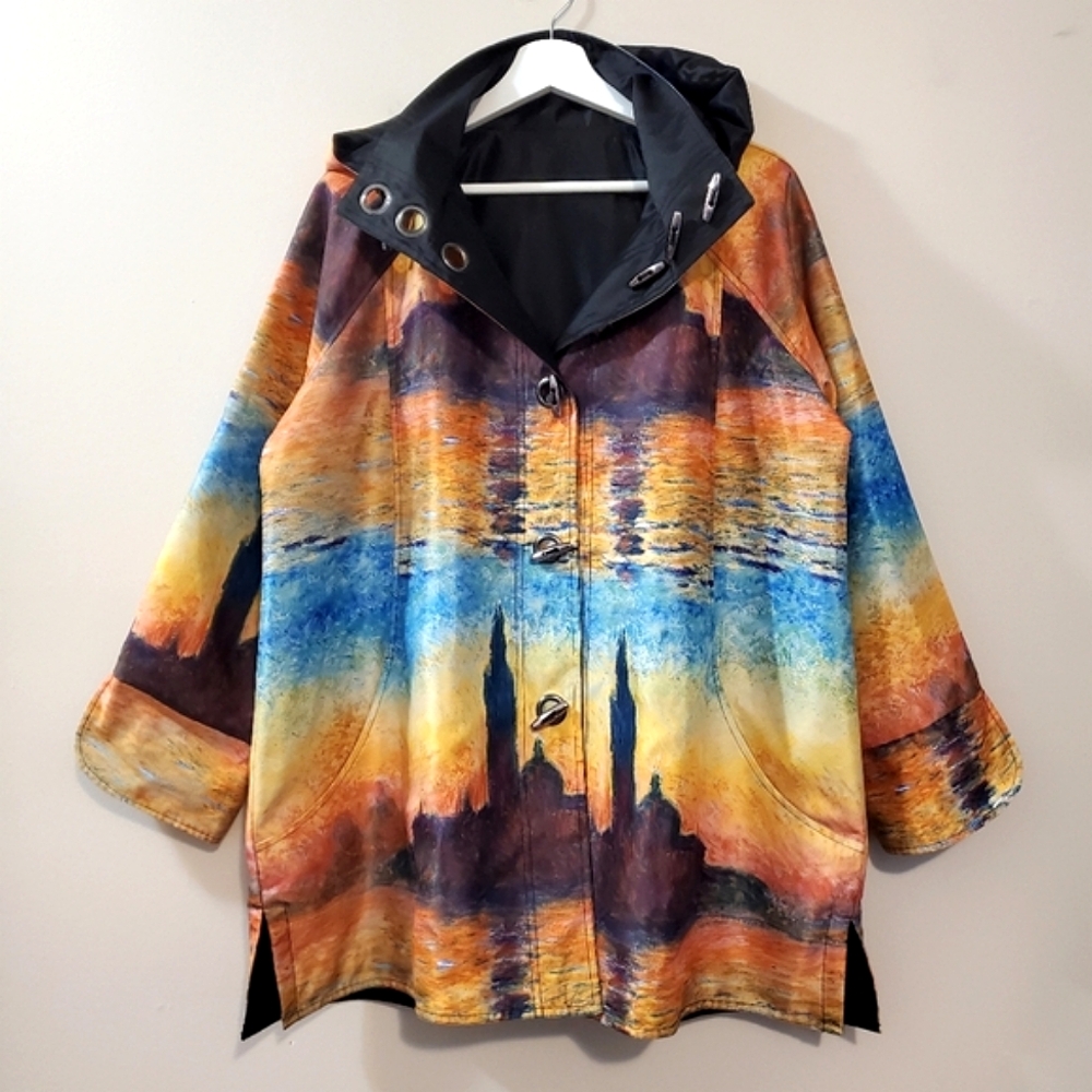 Oopera Raincoat - San Giorgio Maggiore at Dusk (Claude Monet) - Size M
